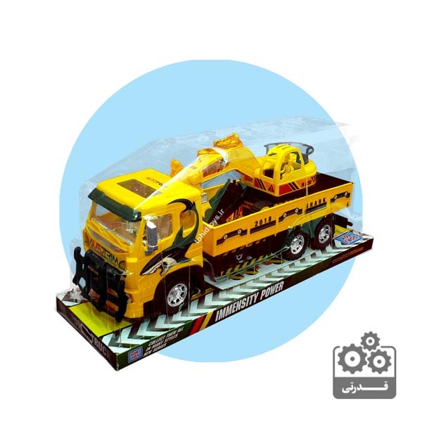 کامیون حمل بیل مکانیکی درج