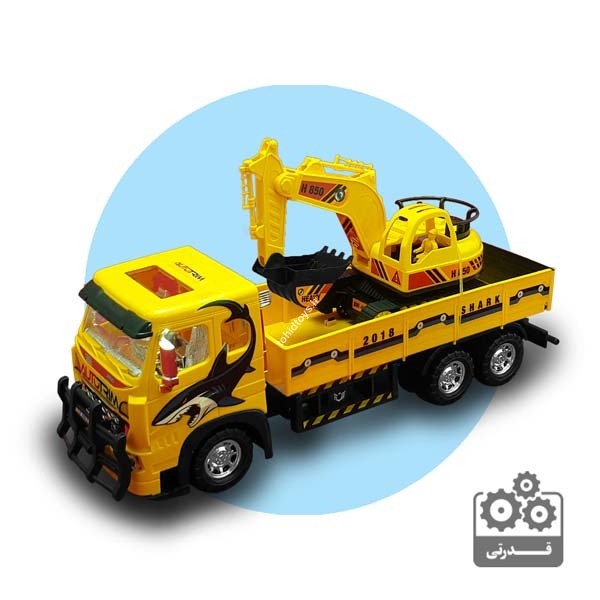 کامیون حمل بیل مکانیکی درج