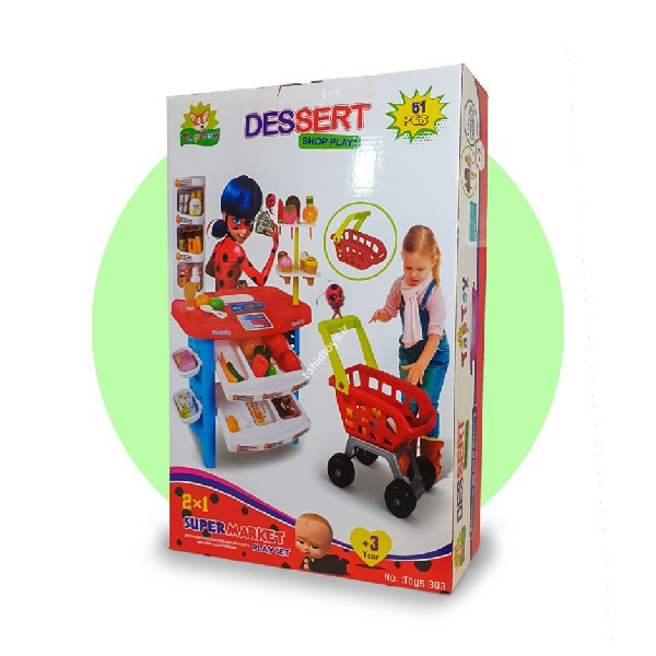 سوپر مارکت چرخ دار 303 تاپ توی