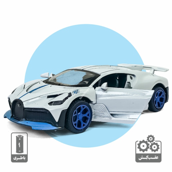 ماشین بوگاتی فلزی