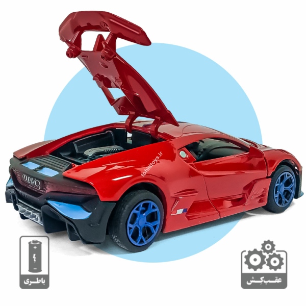 ماشین بوگاتی فلزی