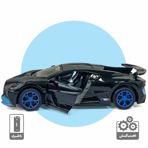 ماشین بوگاتی فلزی