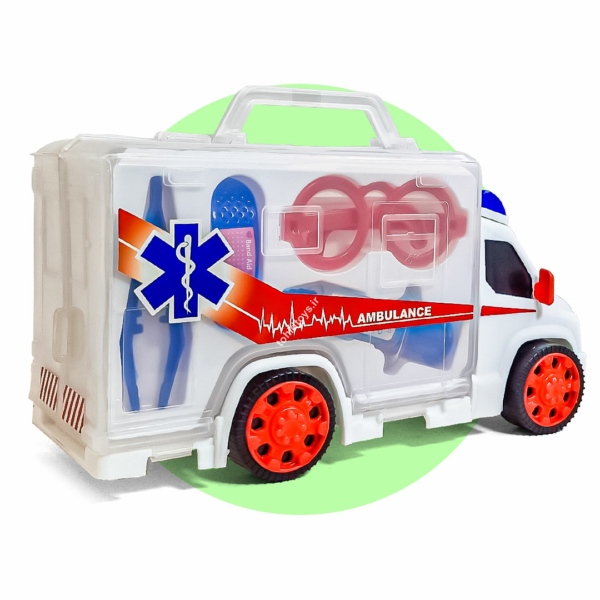 آمبولانس با وسایل پزشکی