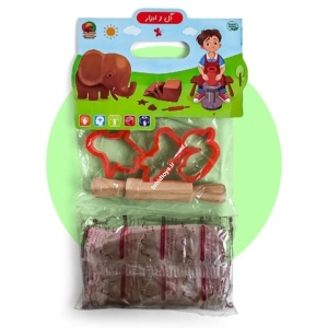 گل رس 500 گرم با وردنه