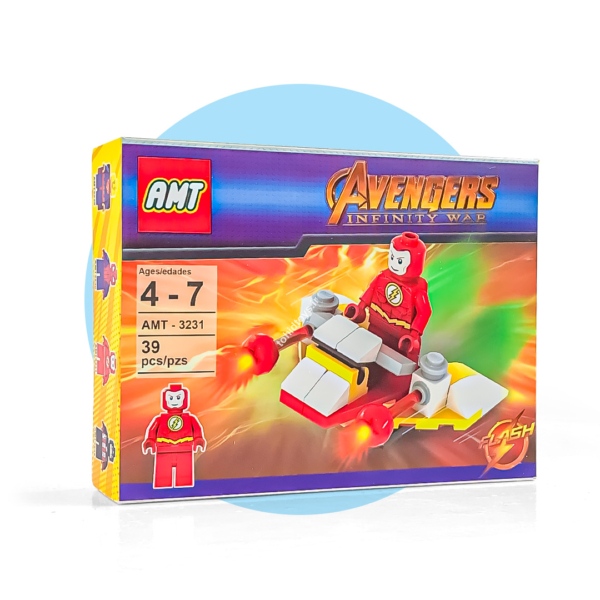 لگو 2 مدل فلش و کاپيتان آمريکا با سفينه فضايي