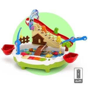 پله پنگوئن و ماهيگير(tohidtoys.ir)